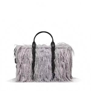 NEW MARC JACOBS women's creature tote bag in silver